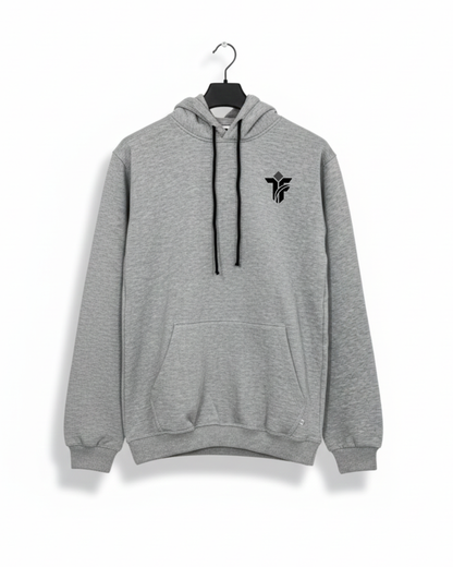 TrueFlex Plain Gray Hoodie