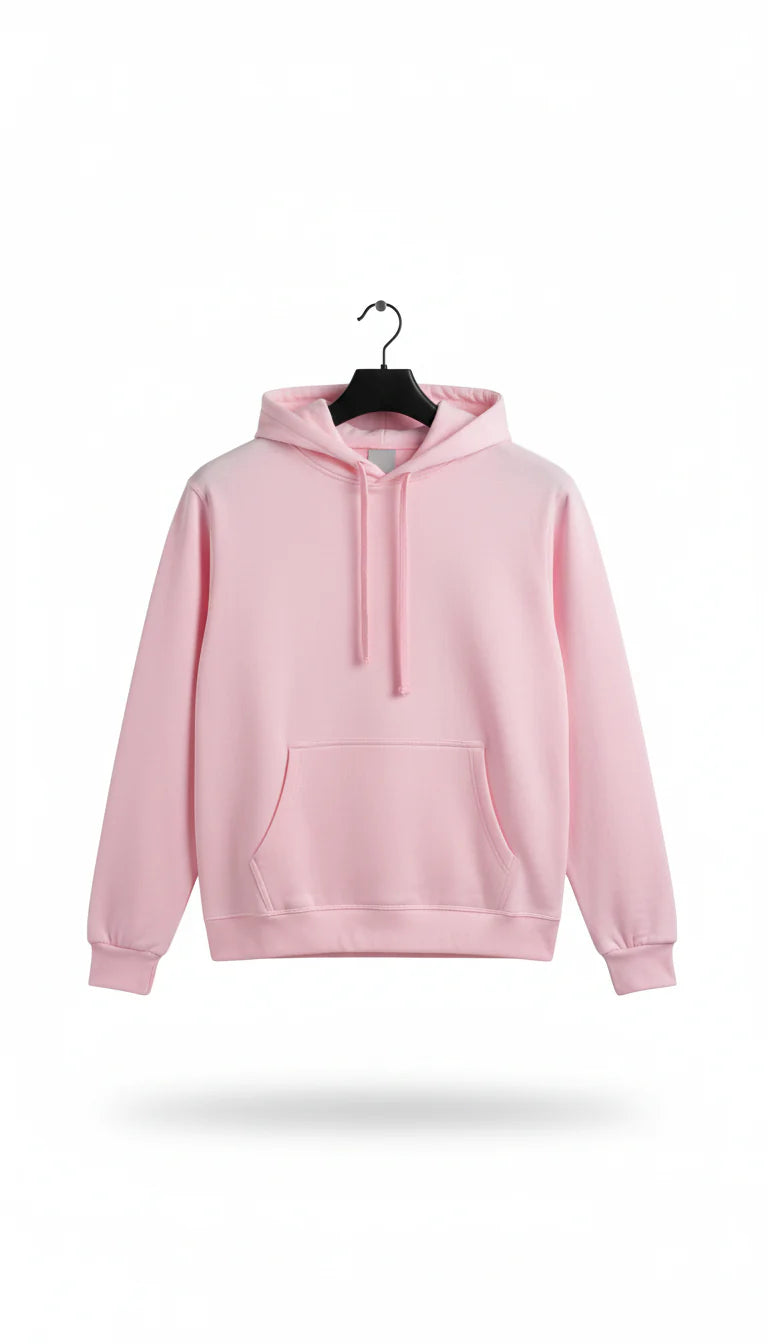 TrueFlex Plain Pink Hoodie